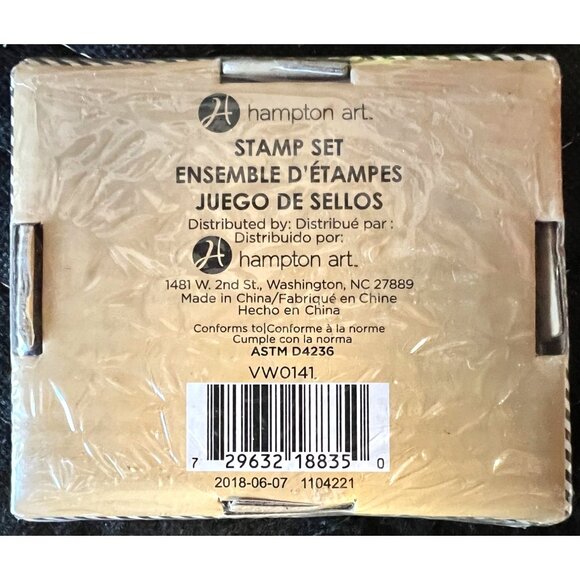 2018 Hampton Art 3-Piece Rainbow & Unicorn Stamp Set VW0141 1104221 - Picture 2 of 3